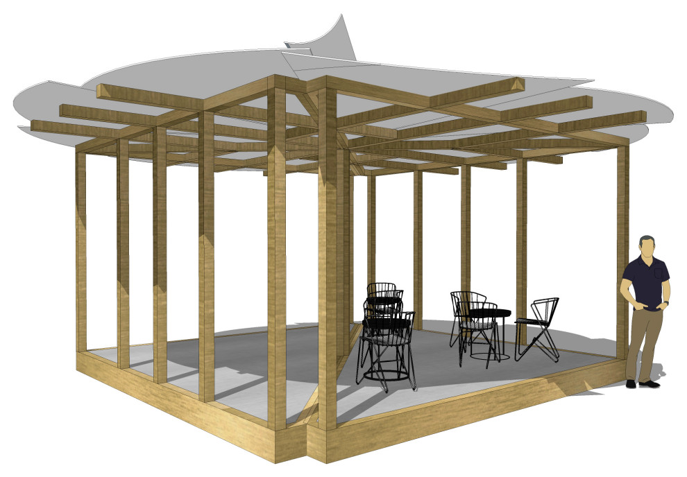 outdoor pergola design-consept