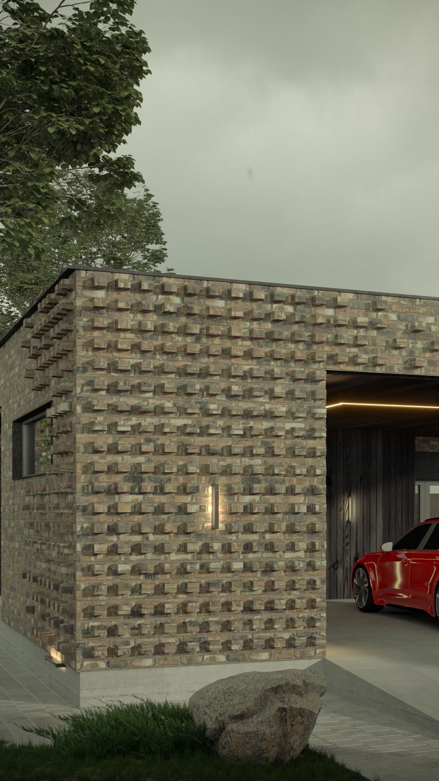 Экстерьер, Архитектура частного дома 240 м2.