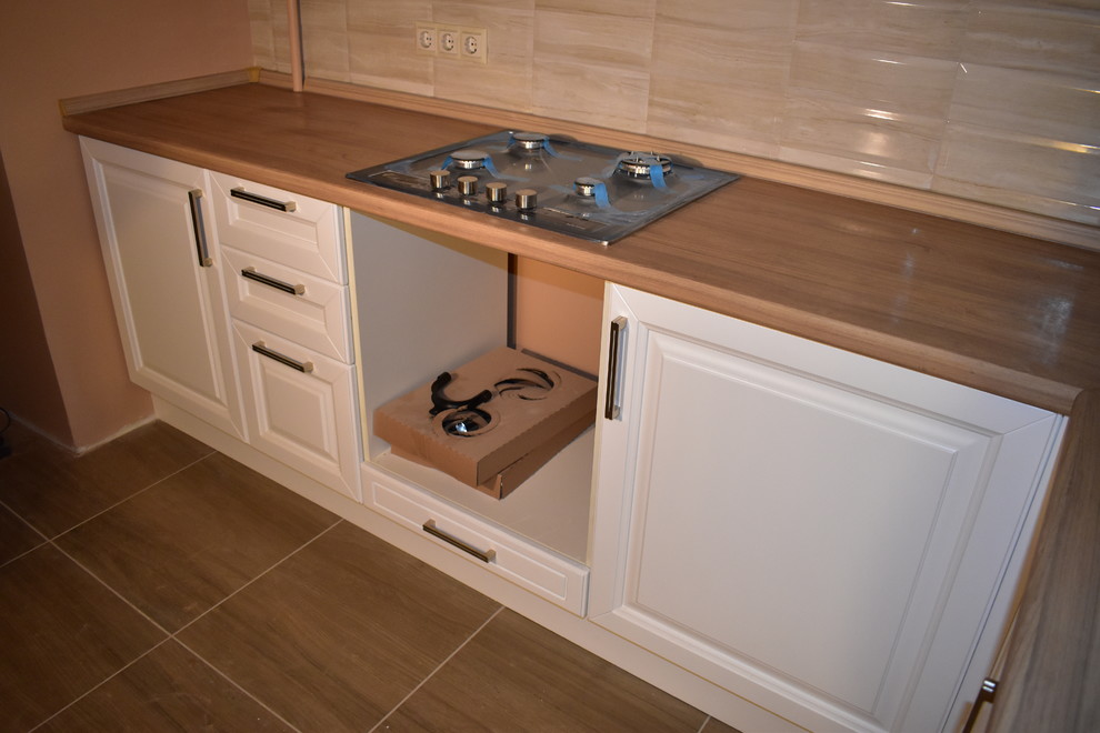 Кухня из массива бука, модель ЭКО