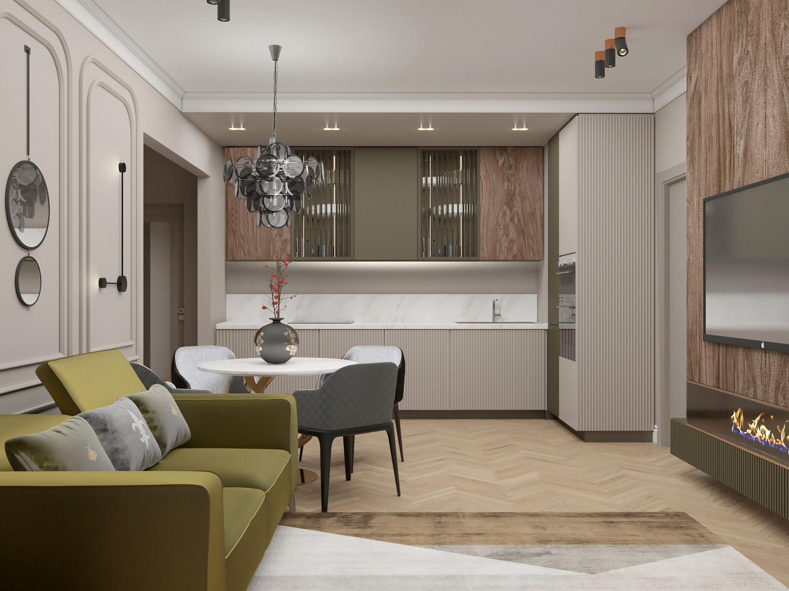 Яркое решение для квартиры в ЖК SCANDIS OZERO