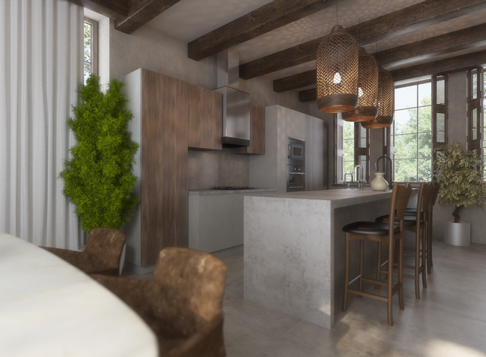 Дизайн интерьера дома в КП Репино парк