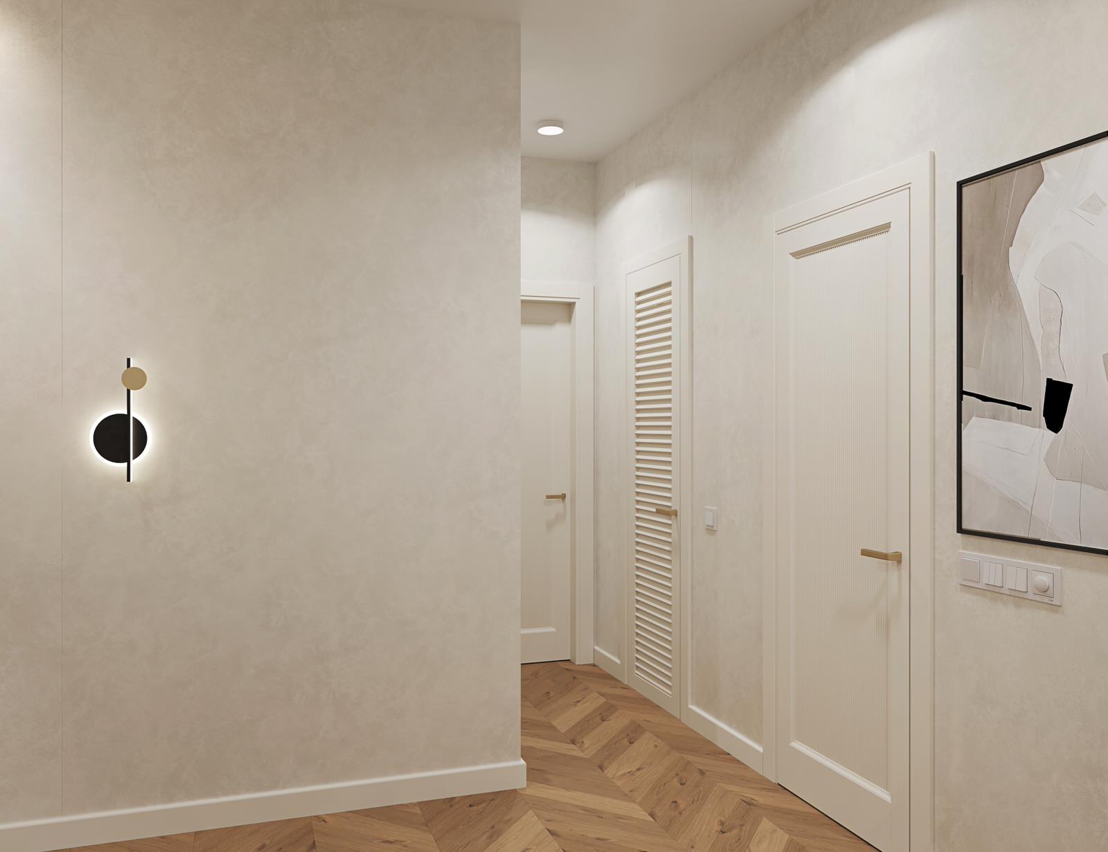 Обложка проекта: «Весенний», г.Новый Уренгой, прихожая