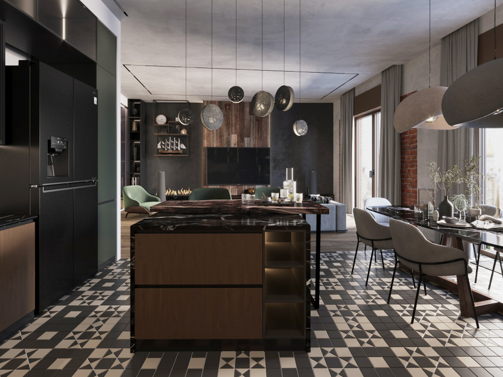 ЖК "Садовые Кварталы". Кухня-гостиная