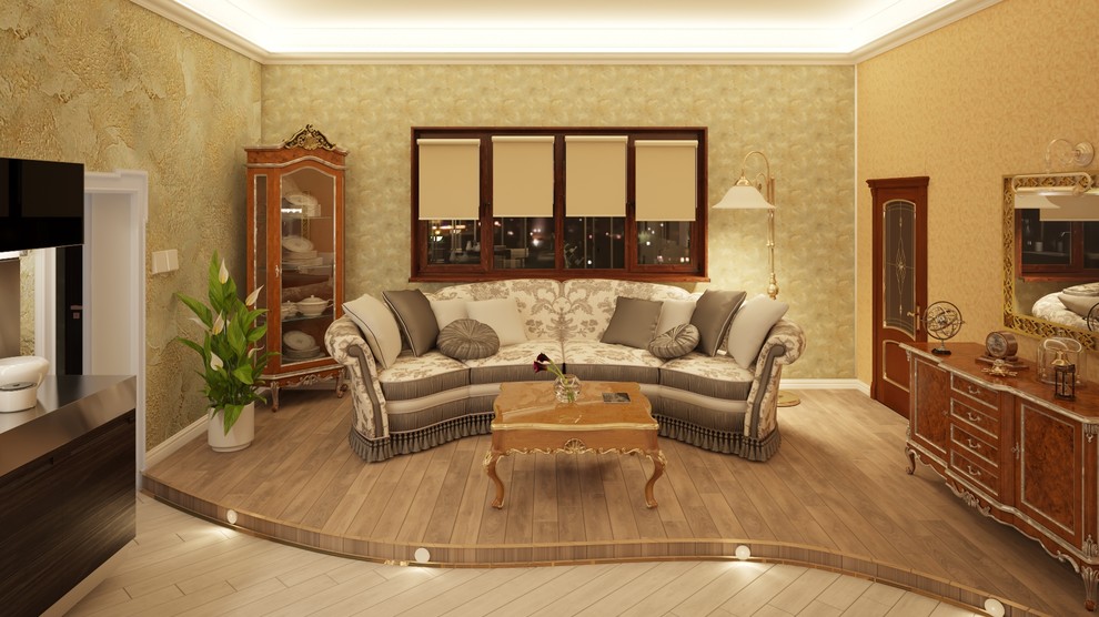 Обложка проекта: Дизайн интерьера гостиной для астронома - любителя.