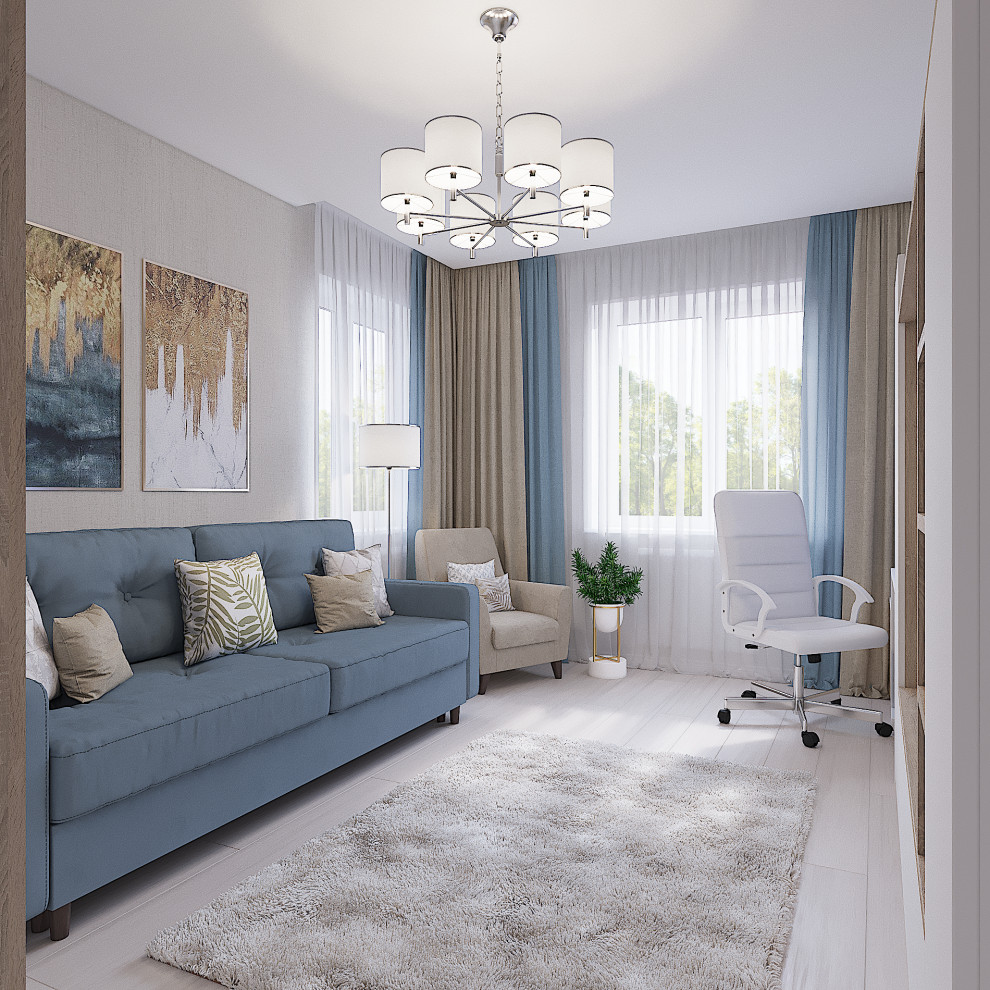 Обложка проекта: Двухкомнатная квартира на пр.Ленина 136