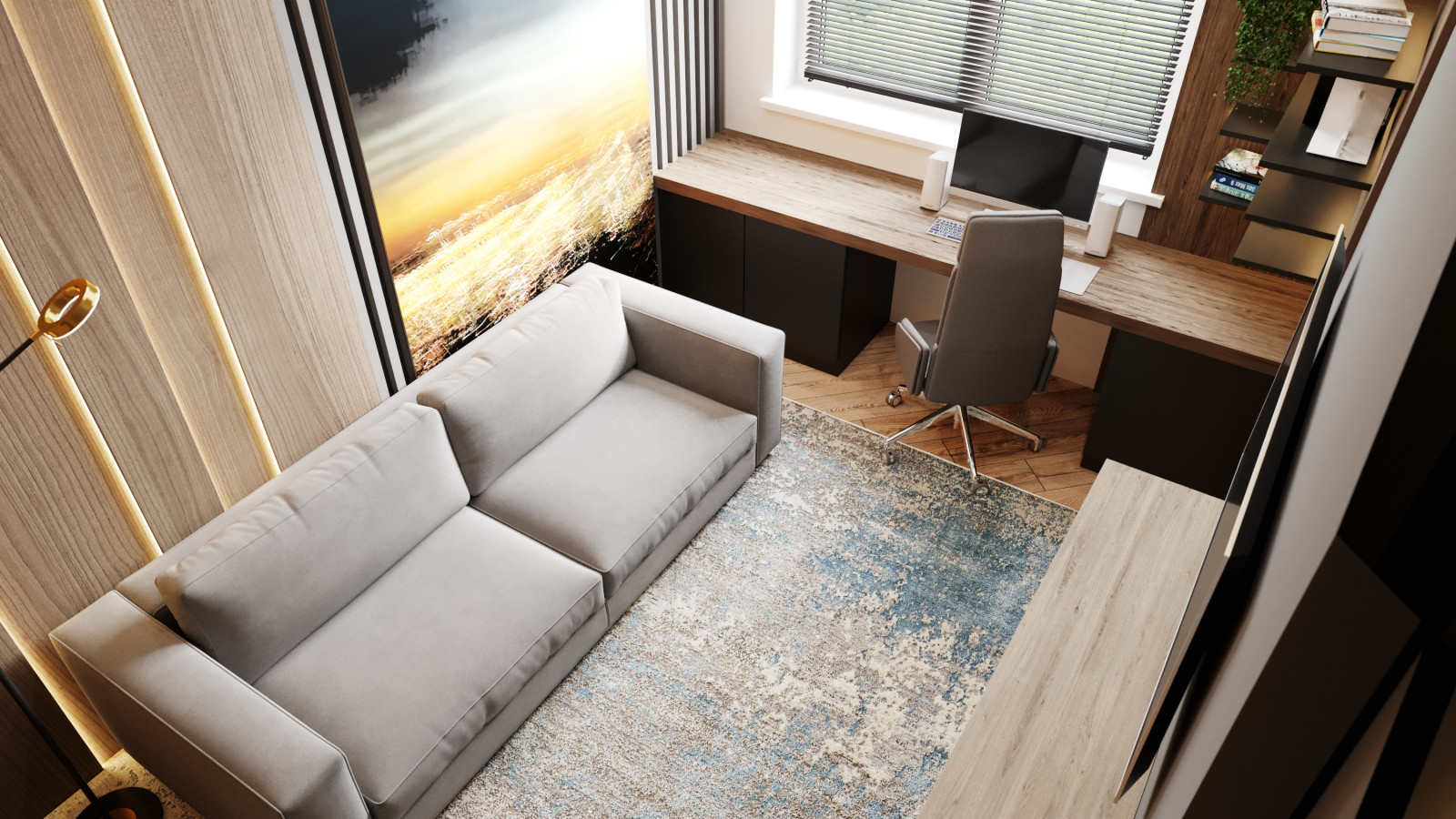 Двухуровневая квартира с террасой