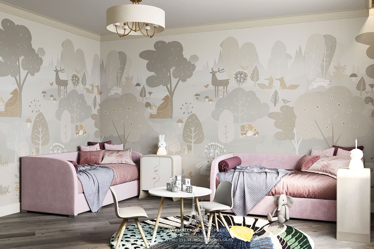 Дизайн двухуровневой квартиры для семьи с тремя детьми