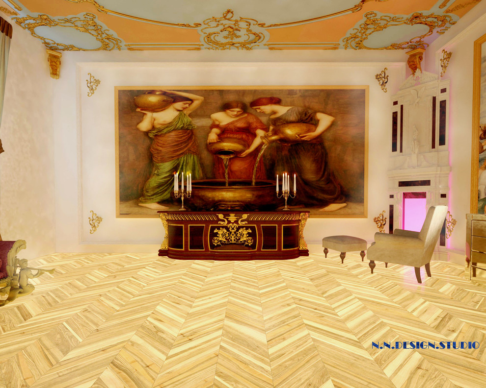 Роскошь классических интерьеров в гостиных.