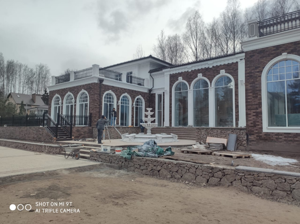 Дом в классическом стиле. Клинкерная плитка.