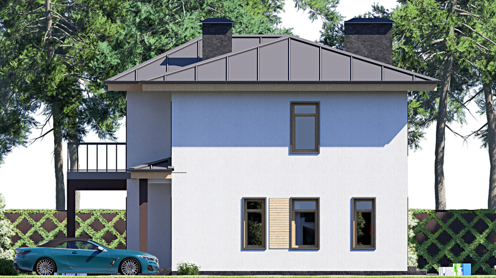 Проект двухэтажного дома 9х12 м S146м2 F-17981