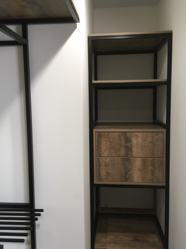 Обложка проекта: Гардеробная для квартиры «Цвет настроения Черный»