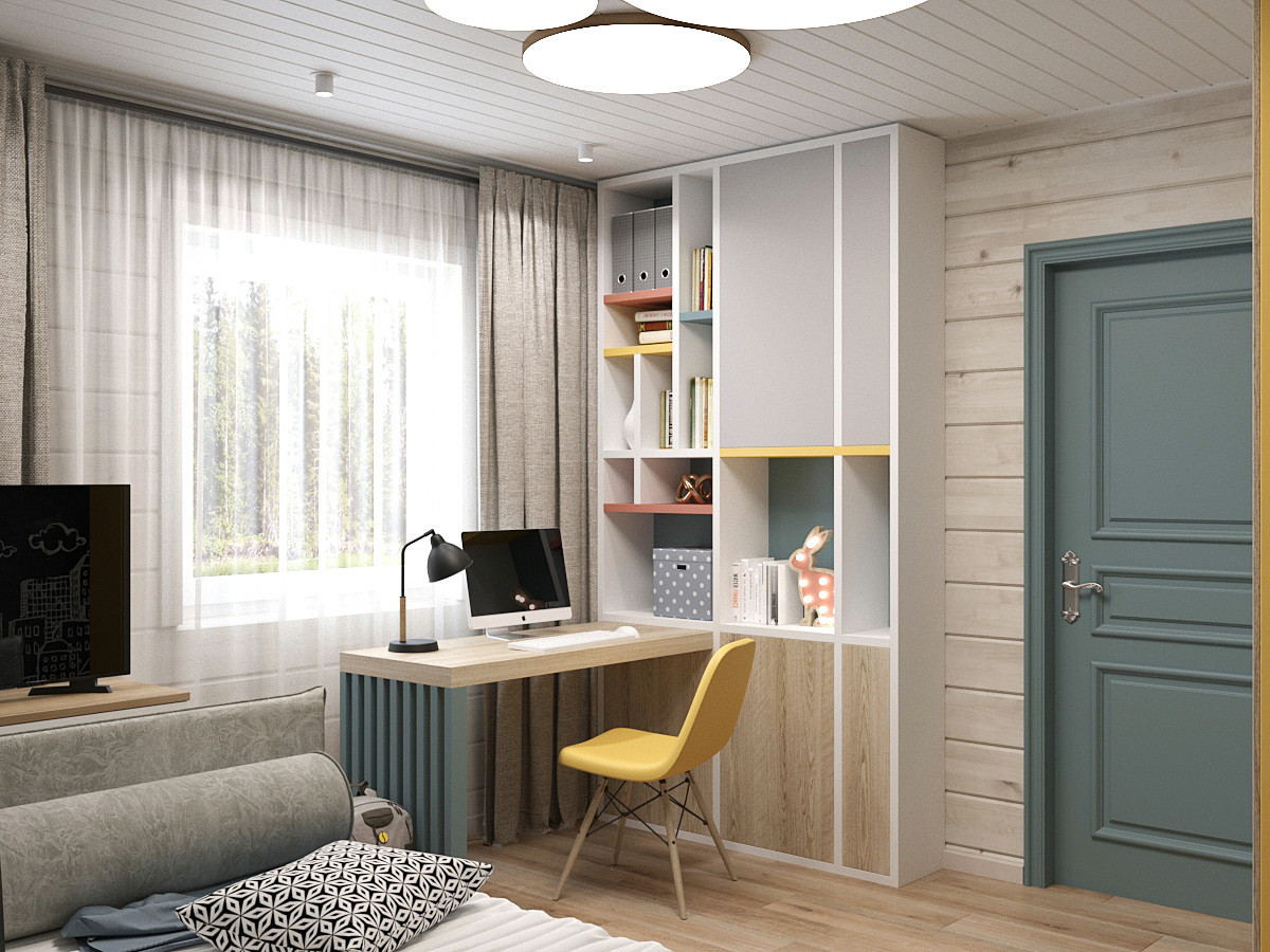 Интерьер деревянного дома