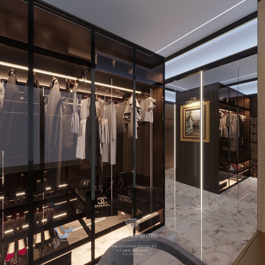 Дизайн элитной двухуровневой квартиры