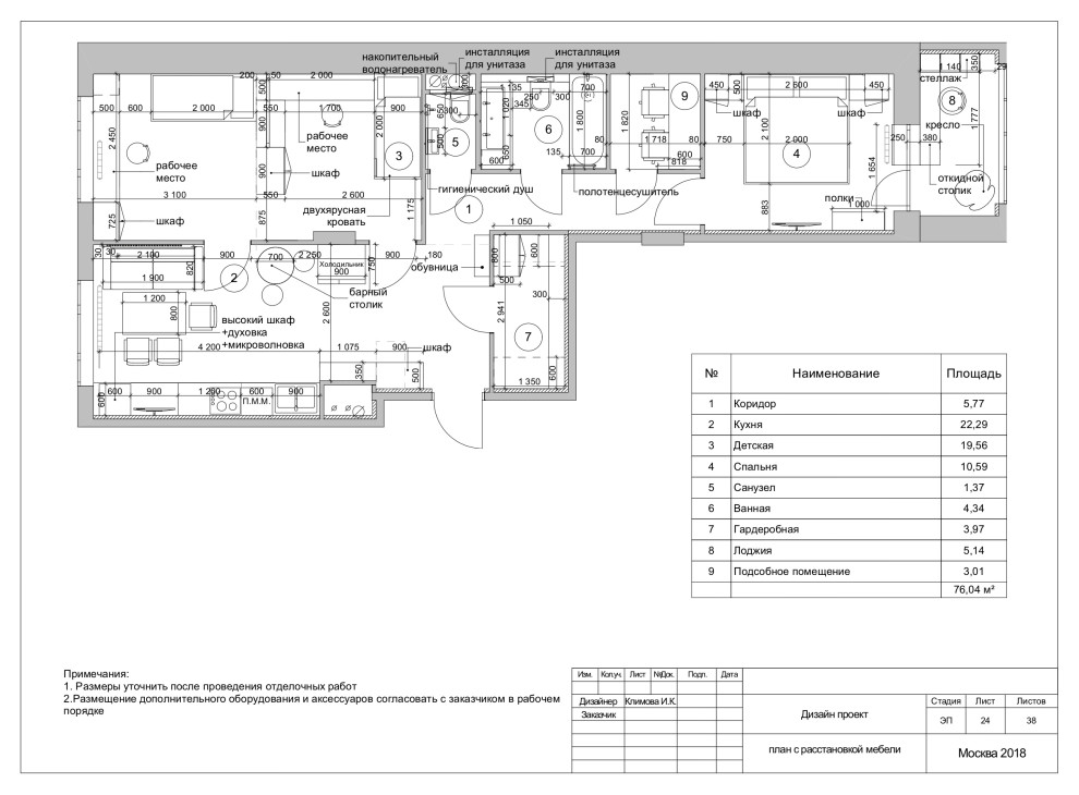 Планировочное решение