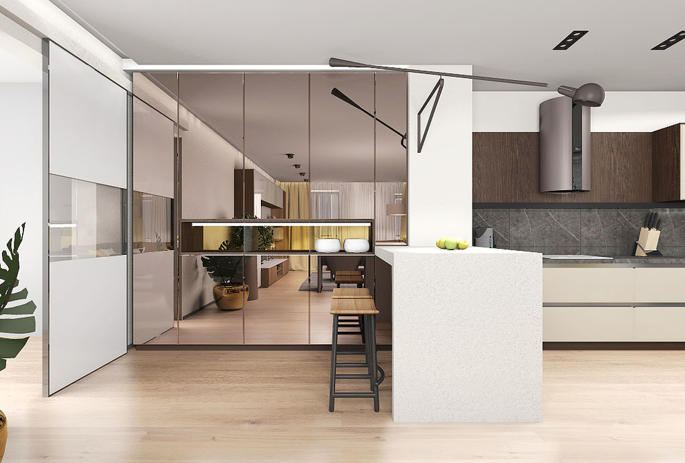 Гостиная с солнечными акцентами