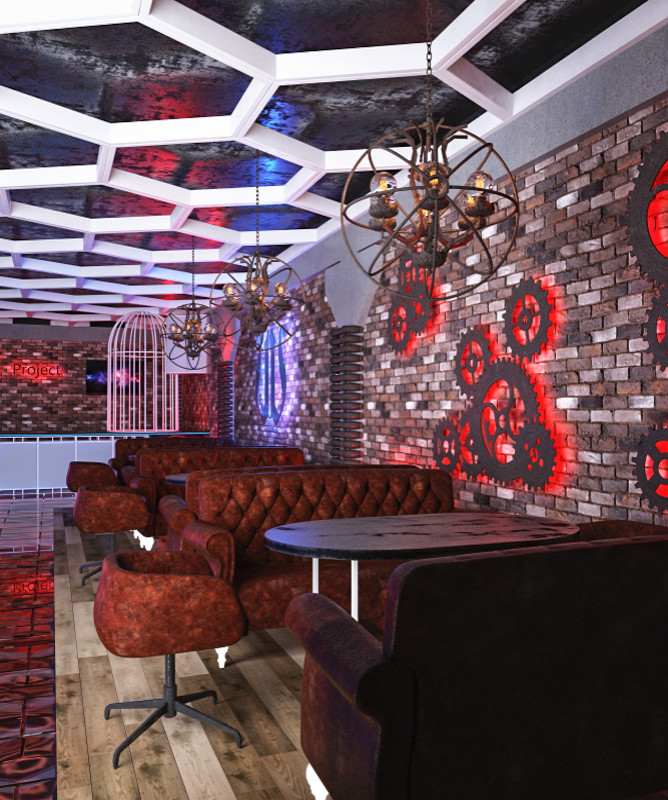 Club_001_визуализация интерьера клуба "ул. Фрунзе 3"