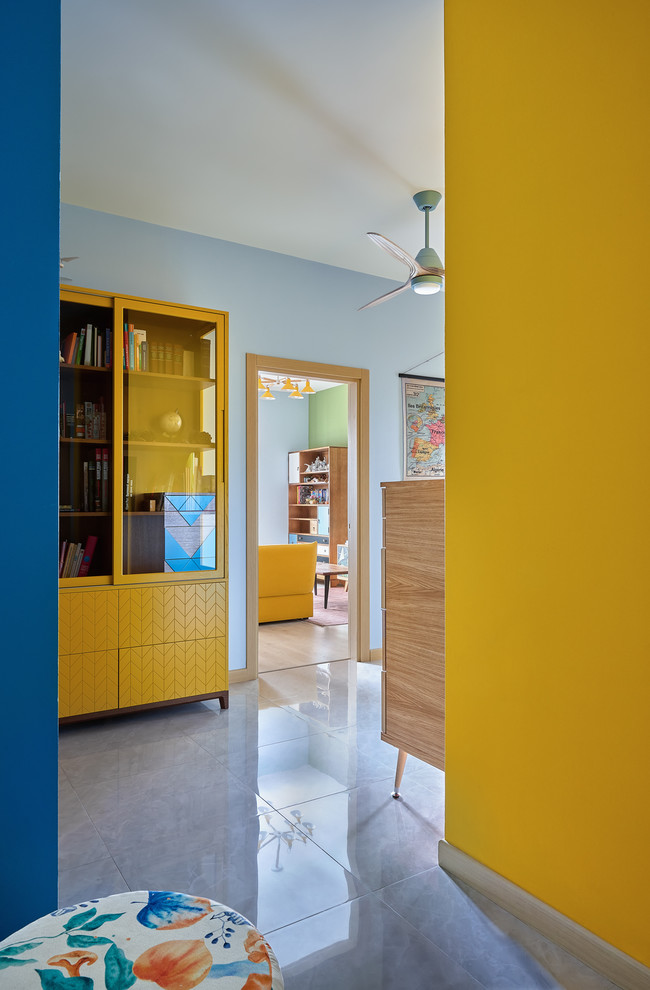 В гостях: Яркий ремонт на базе отделки «от застройщика»