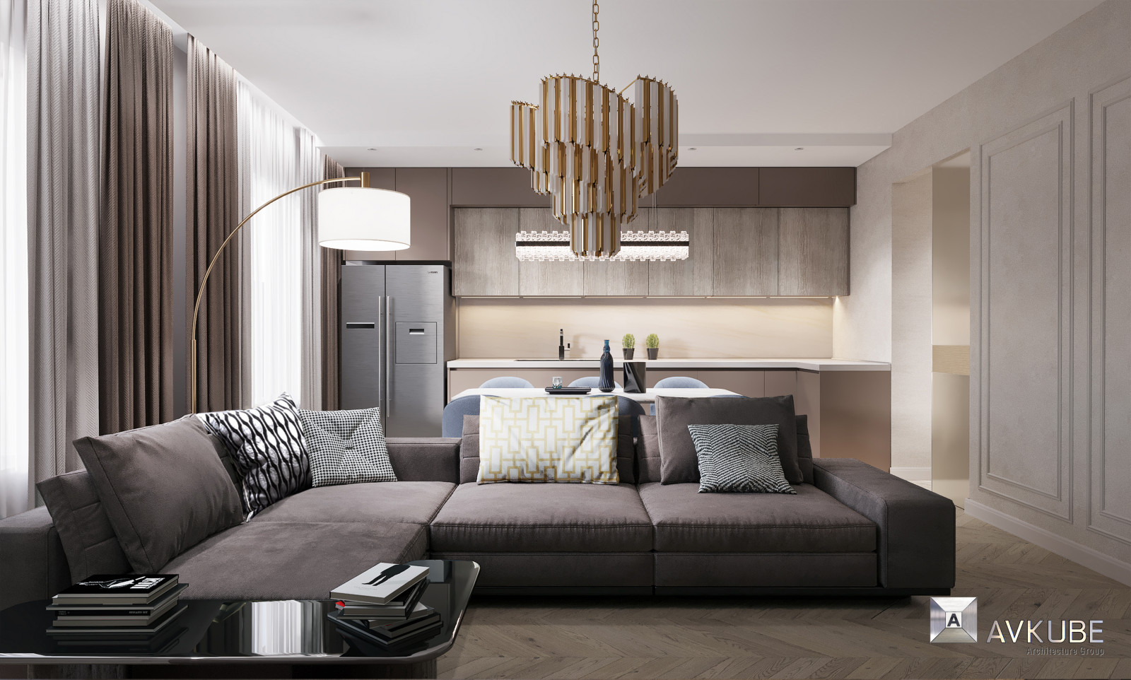 Обложка проекта: КВАРТИРА 101,6 КВ.М В БАШНЕ ЖК «МЕДНЫЙ 3.14»