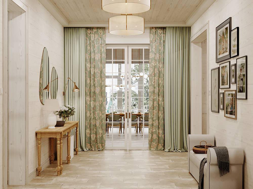 Дизайн-проект дома из клееного бруса в КП «Ново-луговая»