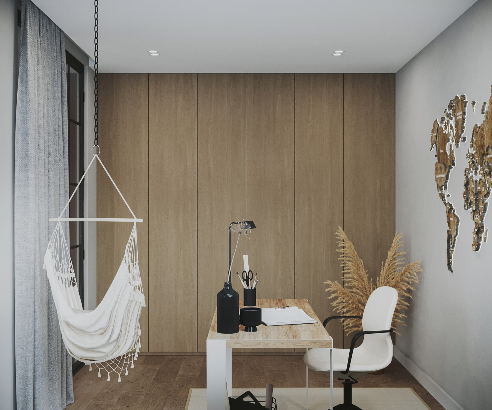 современный минимализм с нотами скандинавской лёгкости и богемного шика.