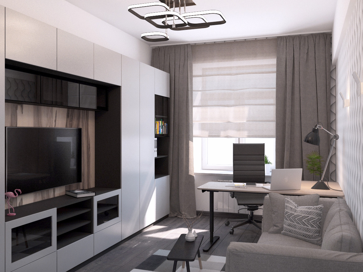 Кабинет - гостевая комната