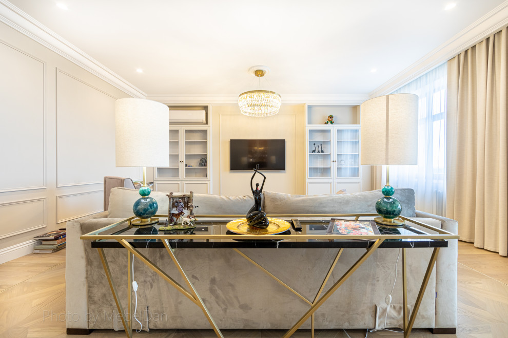 Добротная и умеренная классика на площади 160м2