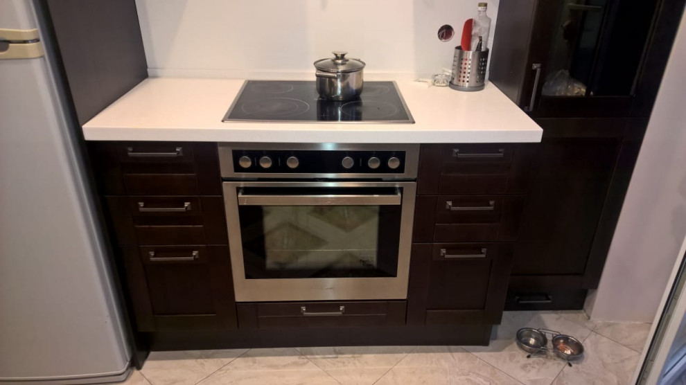 Кухня городская классика из массива дуба для г.Ноябрьска