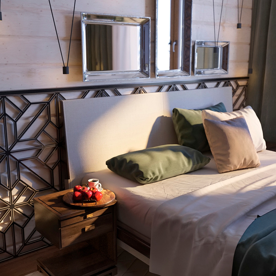 ПРОЕКТ ИНТЕРЬЕРА ДОМА НА ЧЕРНОЙ РЕЧКЕ во Владивостоке)