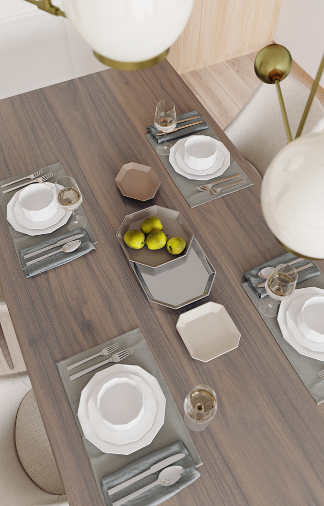 Трехкомнатная квартира в спокойных тонах