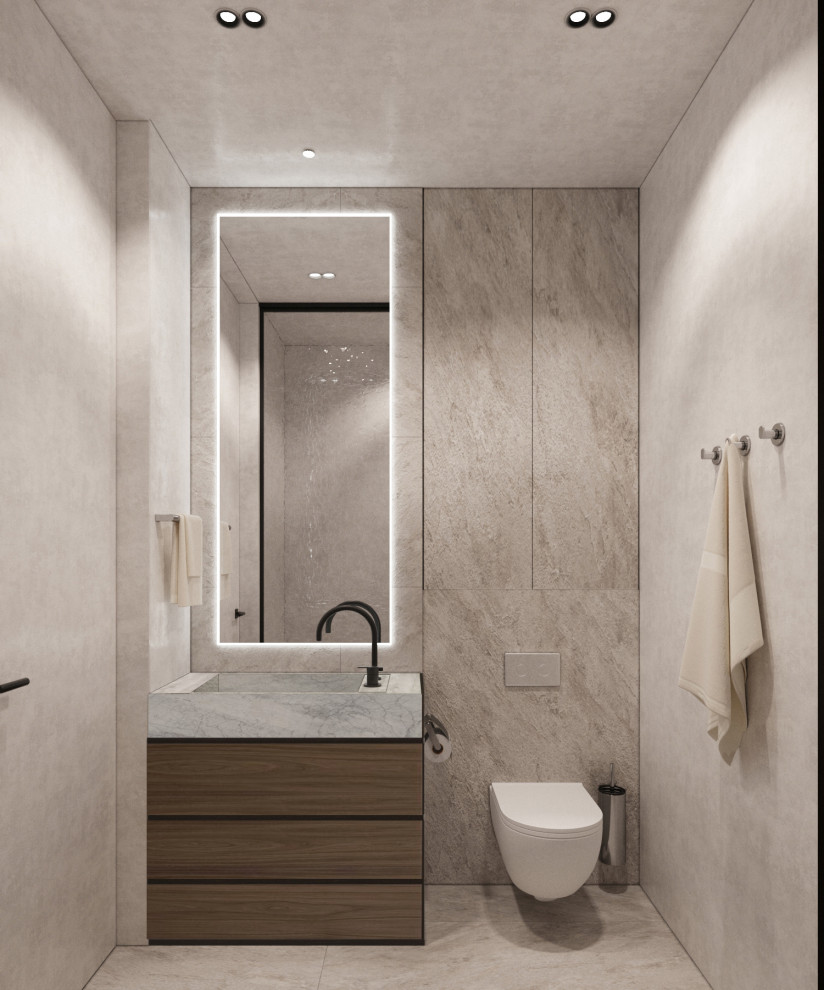 Брутальная квартира для семьи с ребенком