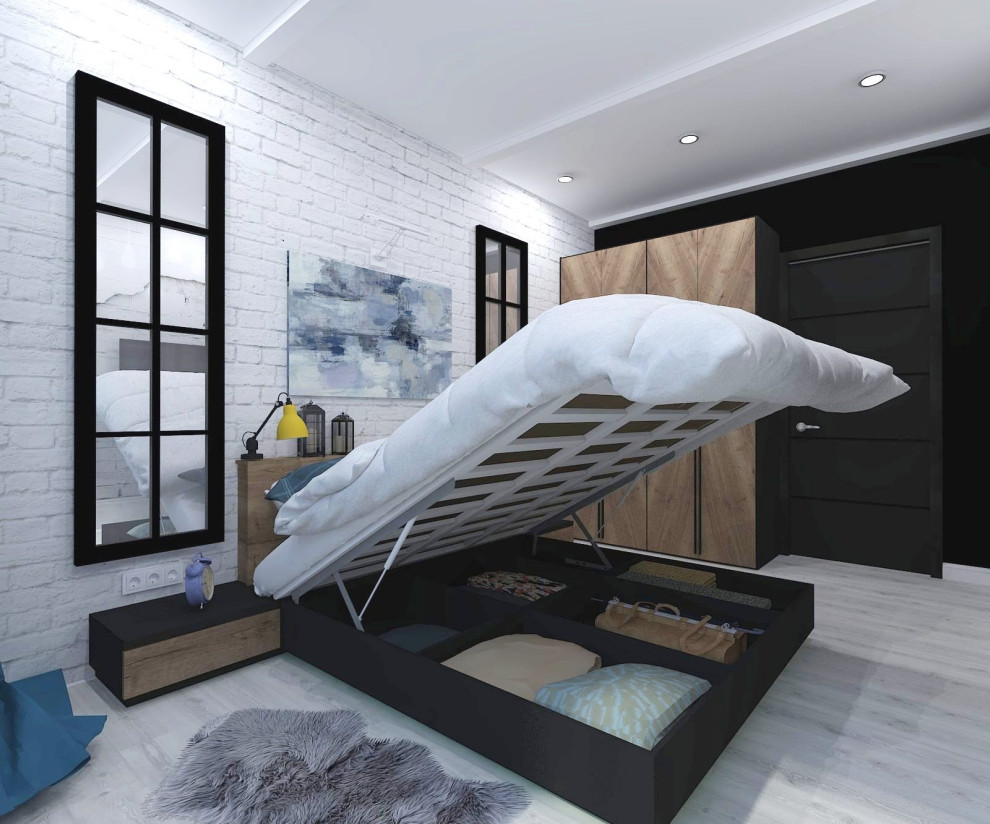 кровать с местом хранения