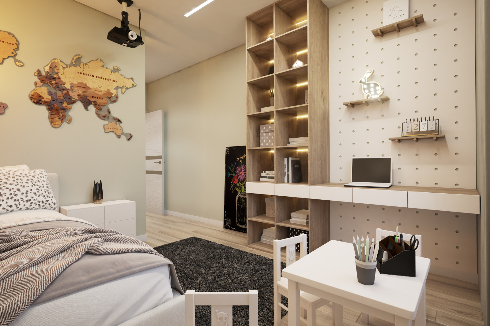 Трёхкомнатная квартира. 100 кв.м.