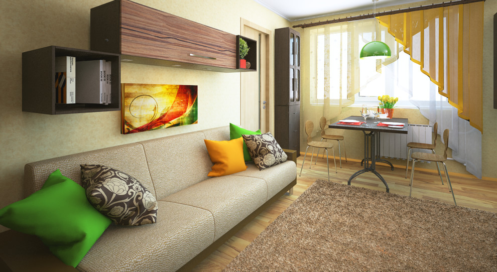 Обложка проекта: Студия в хрущевке