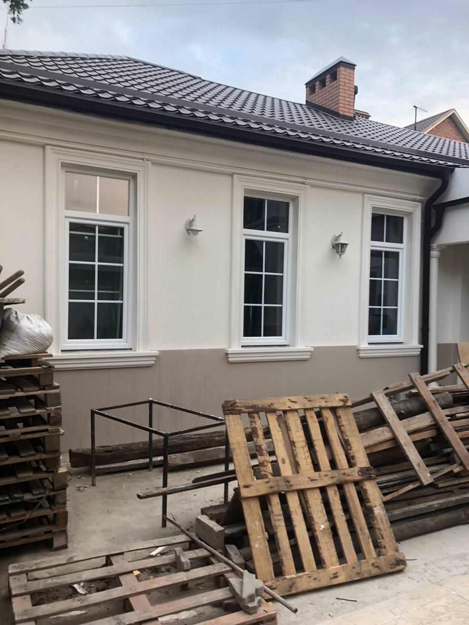 Утепление фасада мокрым способом