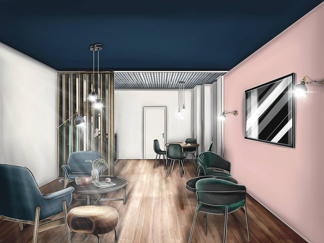 Комната обеда и отдыха в офисе