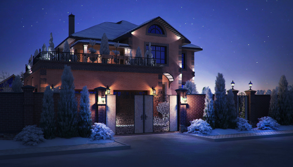 Проект благоустройства участка п.Зубарево. ЗИМА.