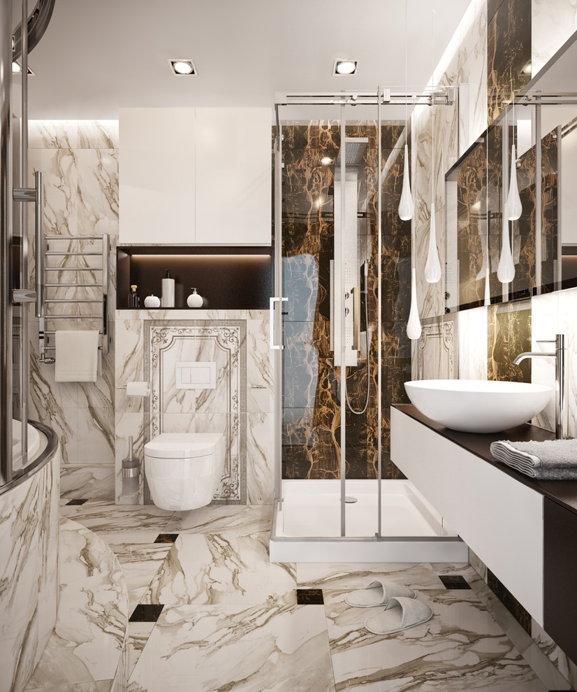 Обложка проекта: Ванная в современной классике