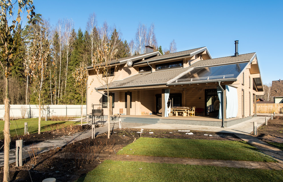 Загородный дом, Экстерьер, 280 кв.м.