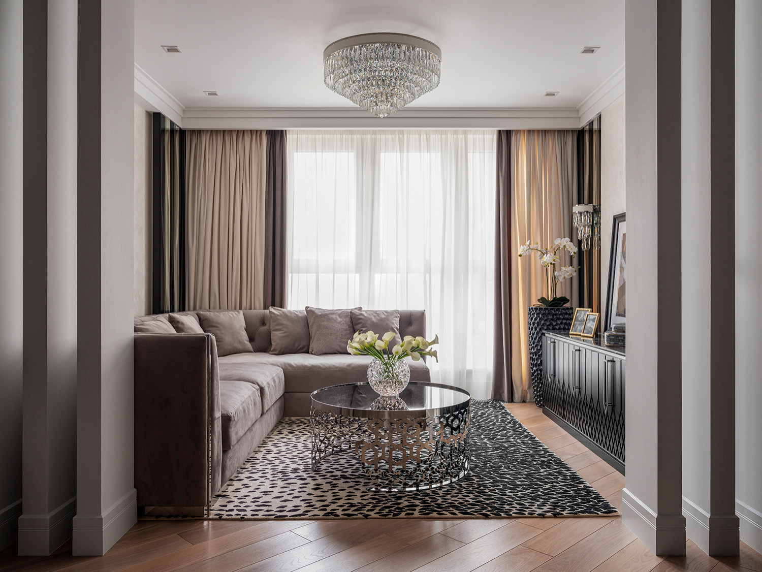 ЖК Лобачевский, гостиная