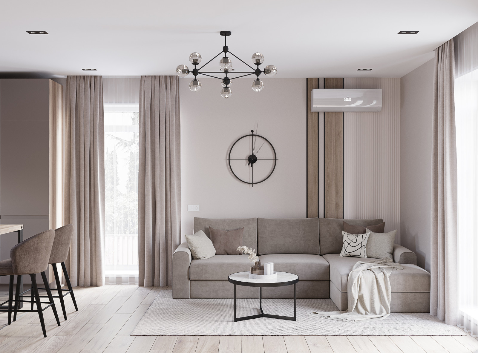 Дизайн первого этажа частного дома, Kopeysk