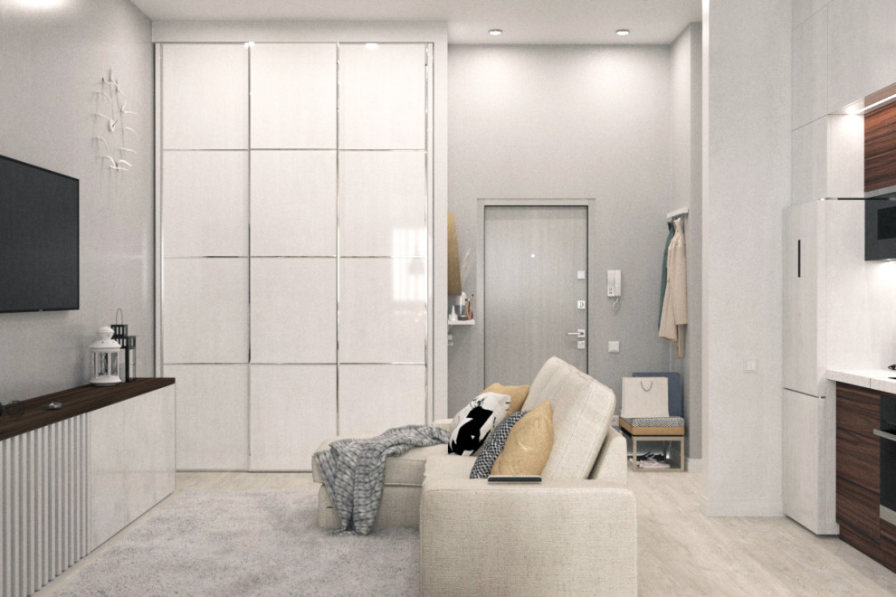 Визуализация дизайн-проекта 3-х комн. квартиры