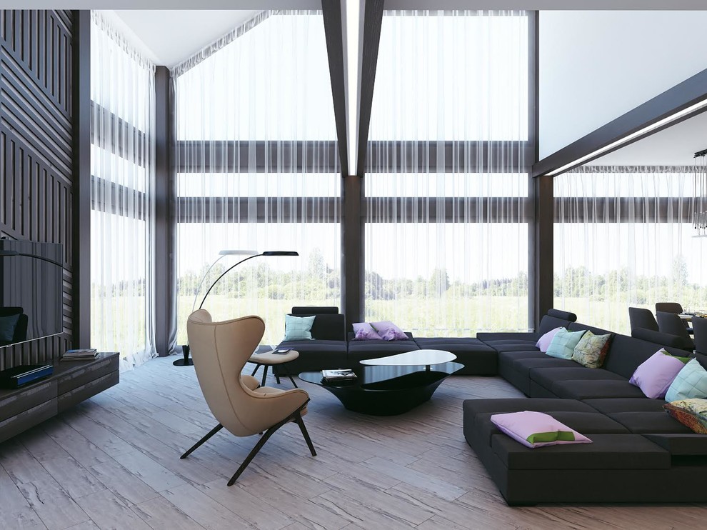 Дизайн дома в современном стиле 350 м2