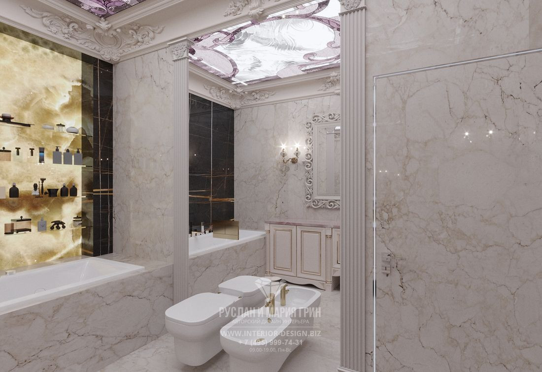 Дизайн элитной двухуровневой квартиры