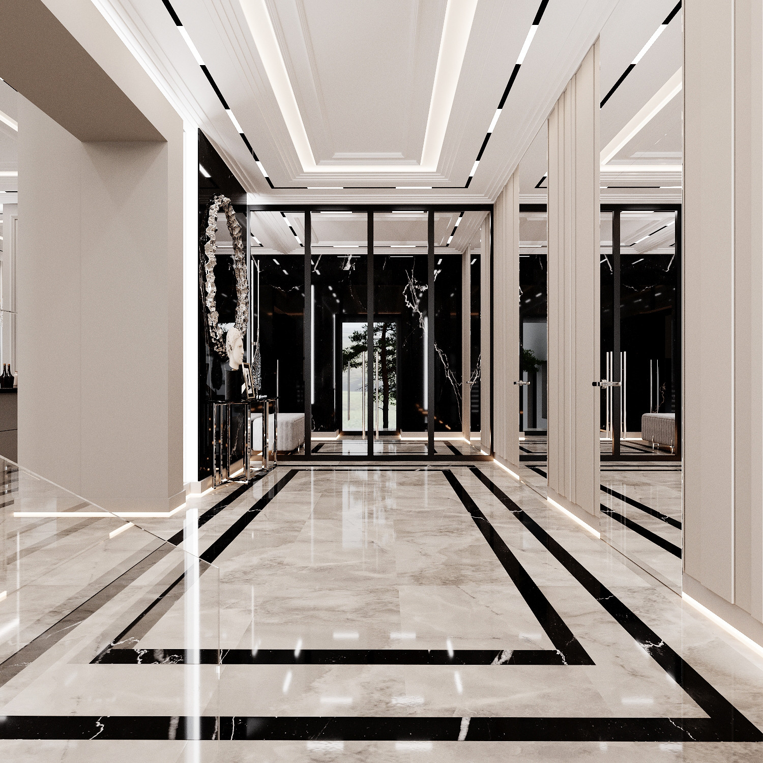 Дизайн гостиной в частном доме