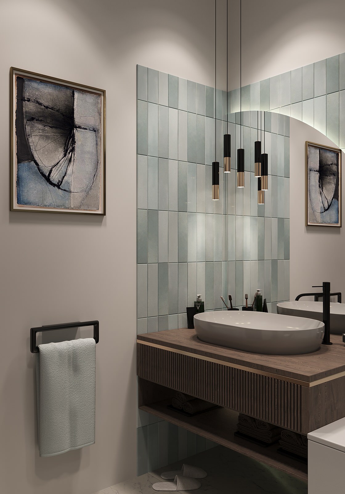 Дизайн интерьера санузла