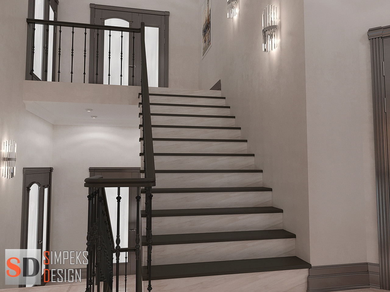 Лестница на третий этаж