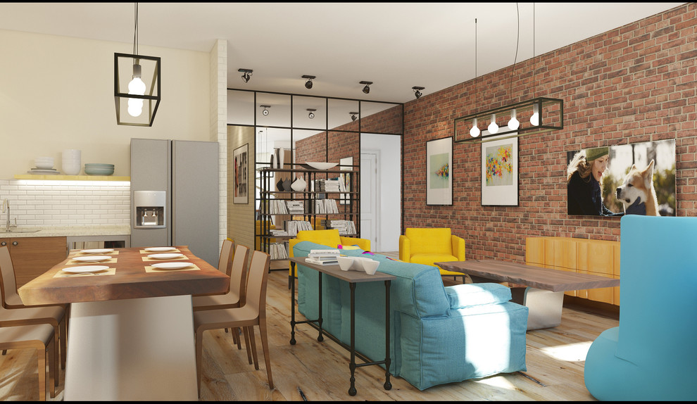 Квартира в стиле Loft ЖК "Обыкновенное чудо", Москва