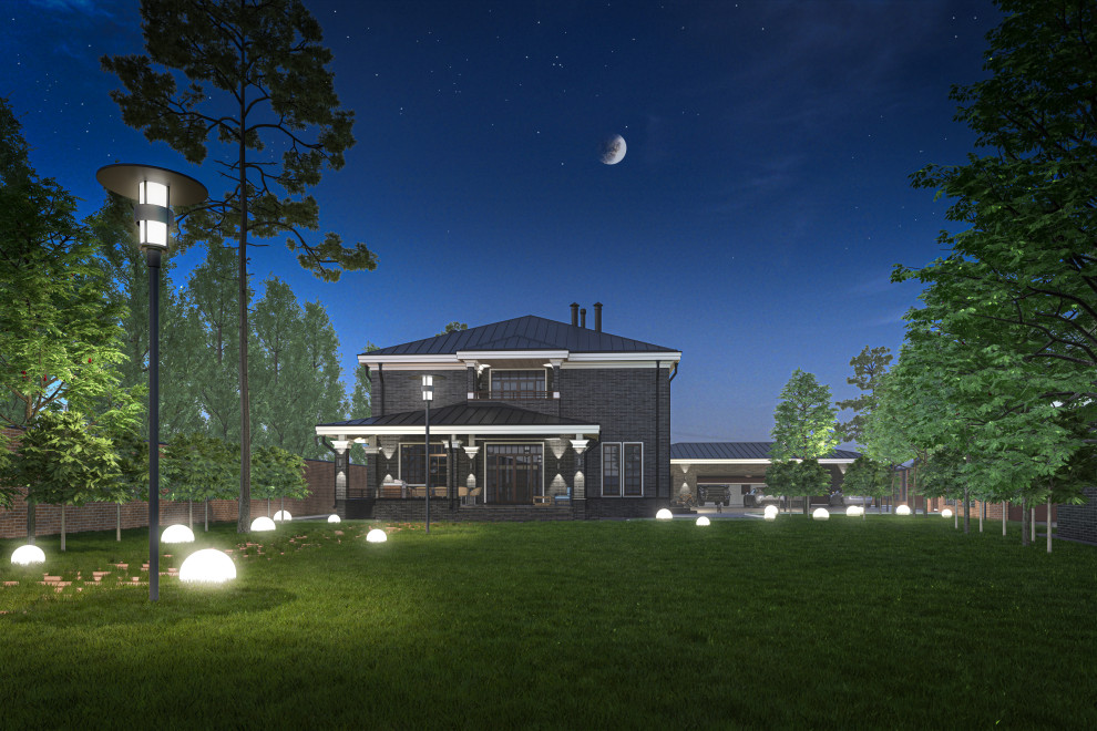 Жилой дом с гаражным комплексом