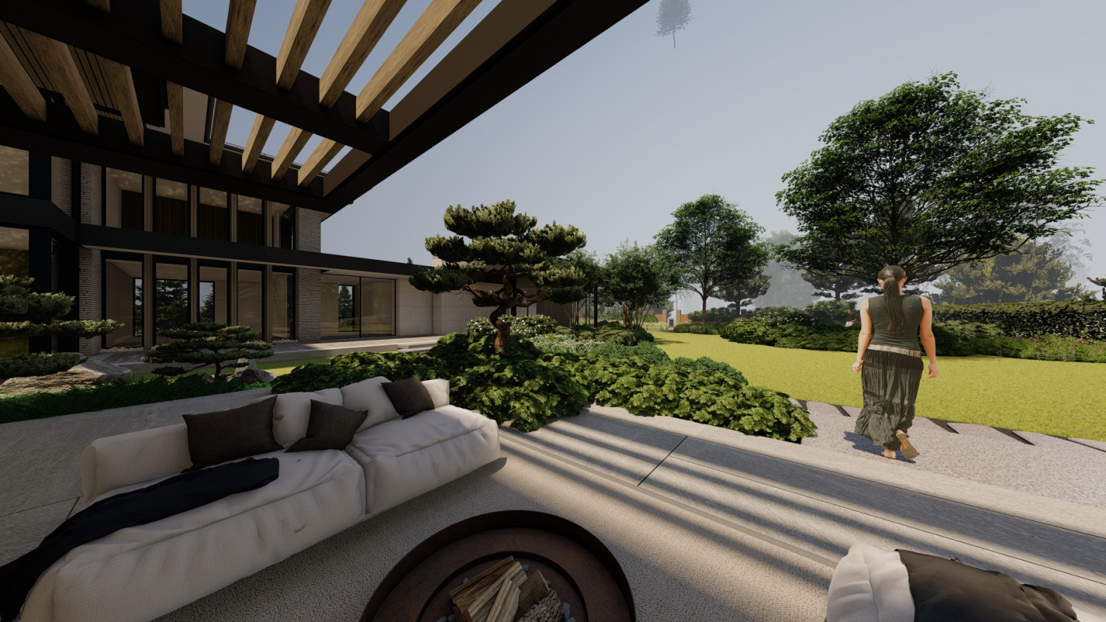 Сад с японским акцентом. Миллениум Парк . 2021 г.