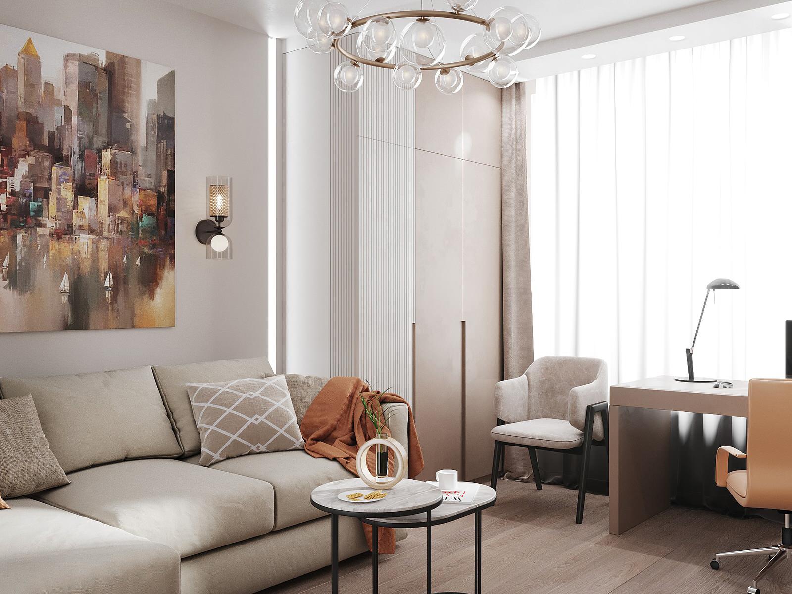 Квартира 53 кв.м. ЖК Преображение